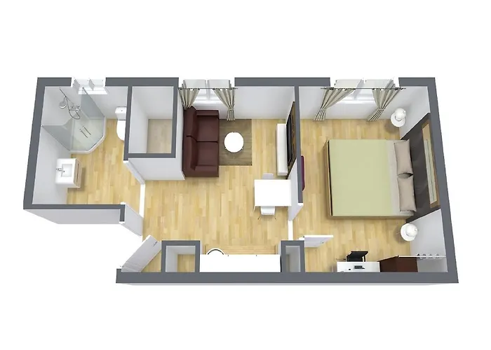 Appartamento F2 Golden Lounge, Hyper Centre, Parking Nantes